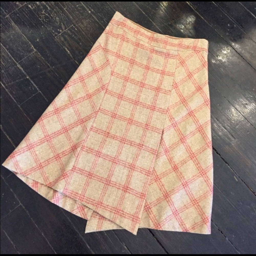 Wool blend skirt